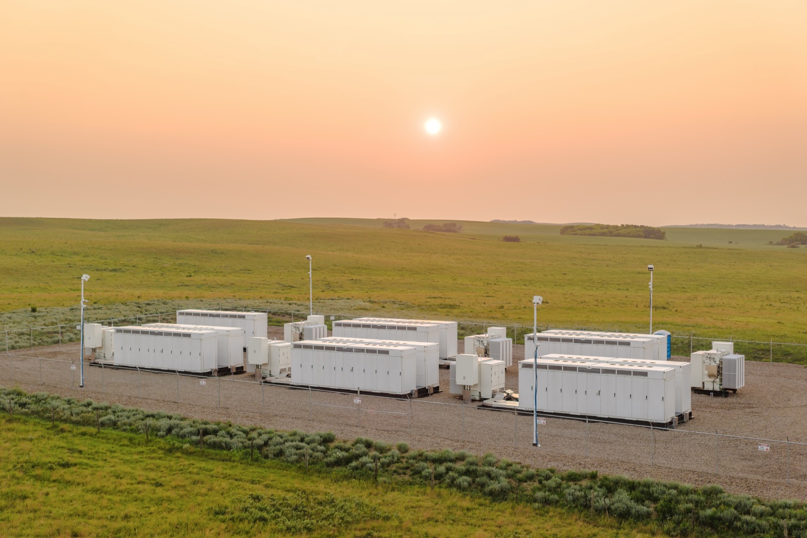 Battery Storage on field